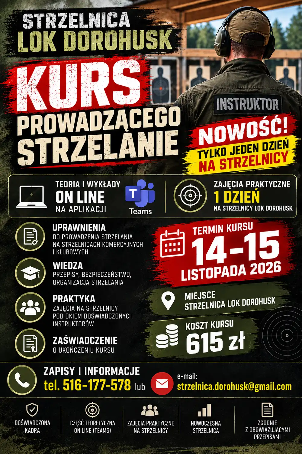 Kurs Prowadzącego strzelanie